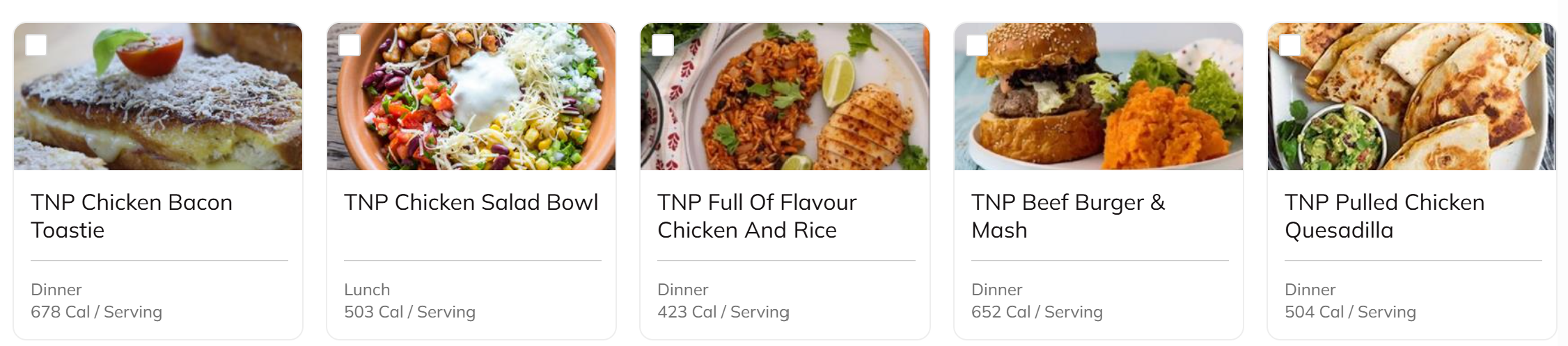 Nutritious meal